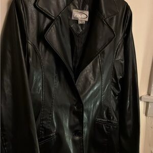 Rave Women's Sleek Black Leather Jacket